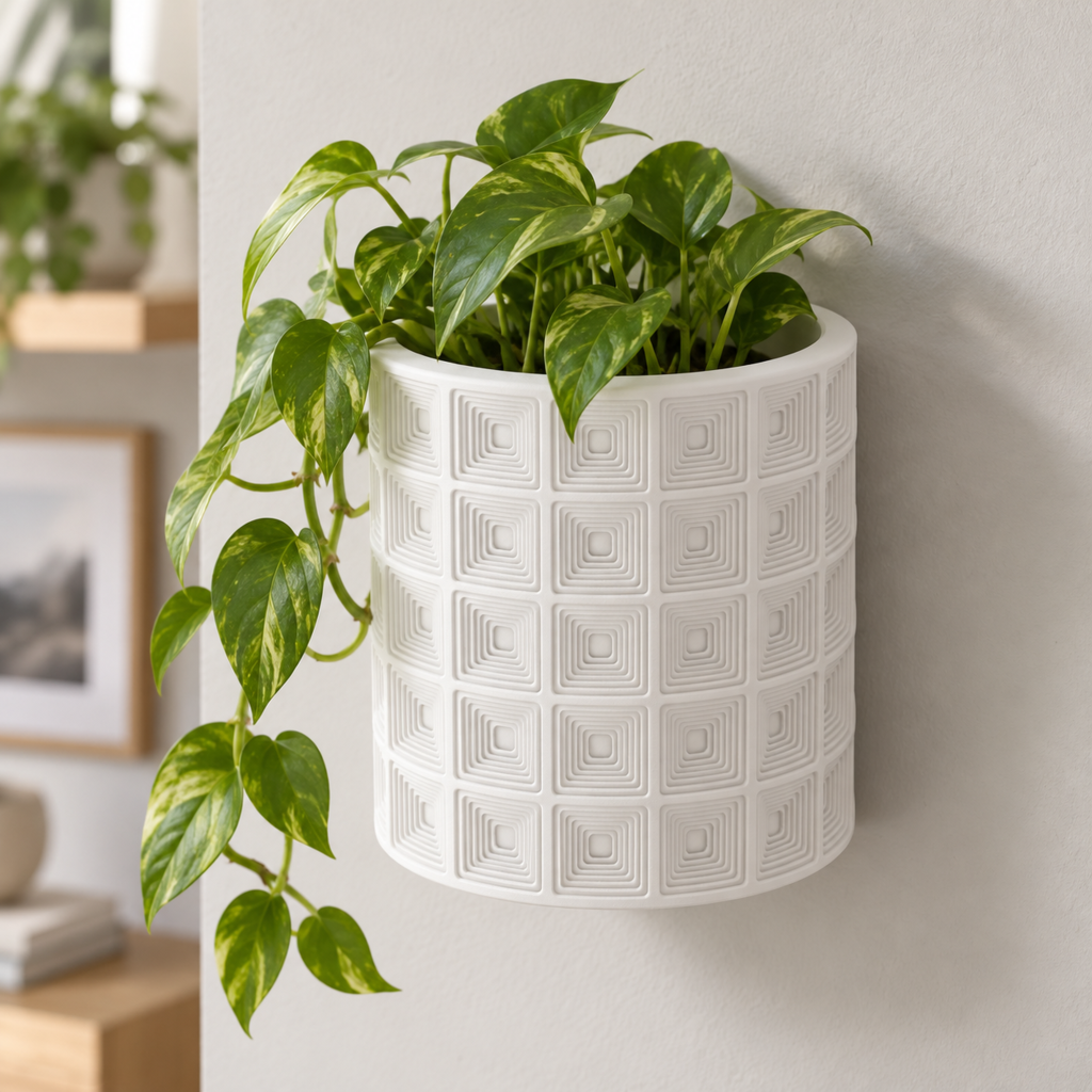 Geometric Wall Planter Set