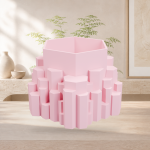 Stone Pillars Planter in Cherry Pink