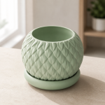 Scale Texture Planter & Tray