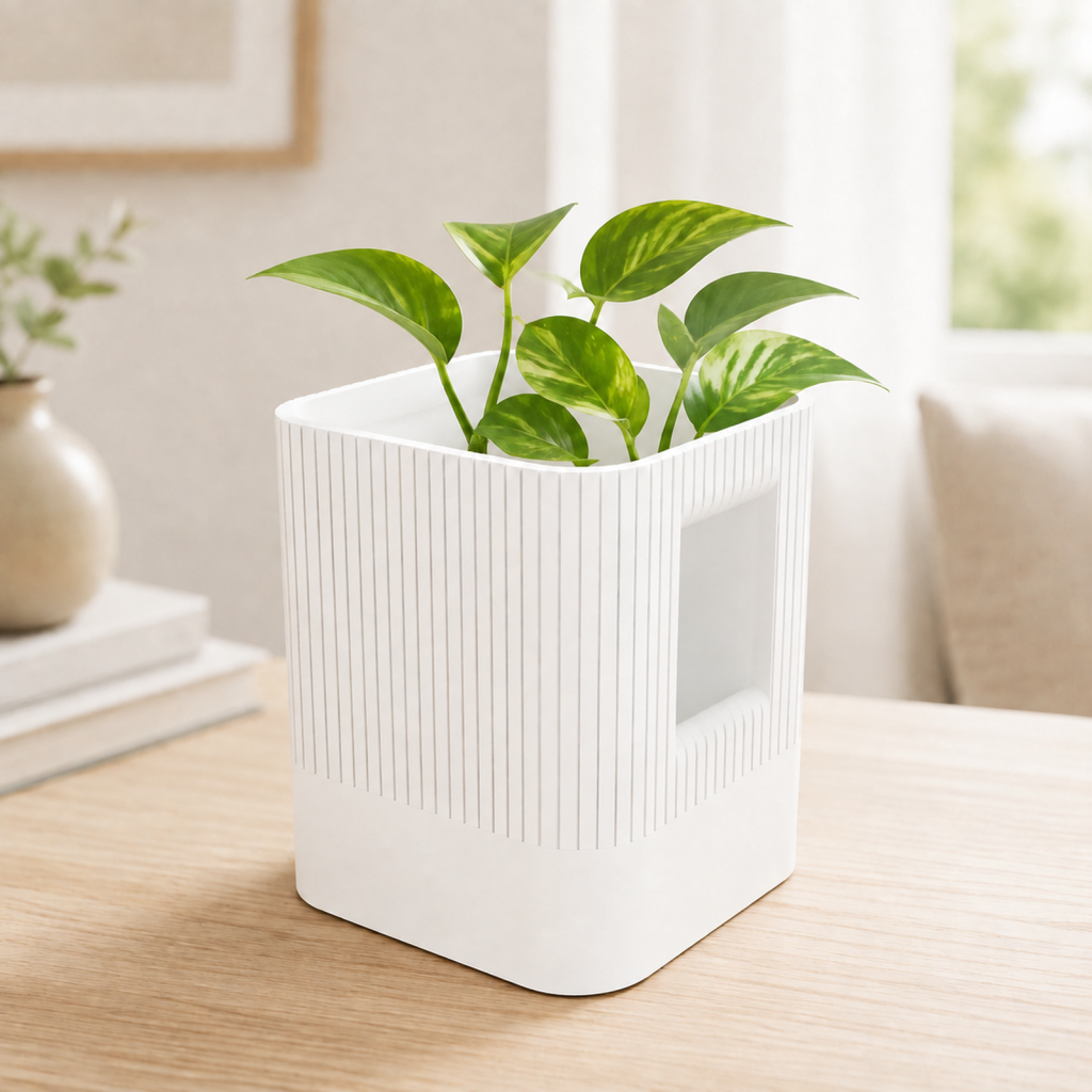 Aura Planter with Hidden Base