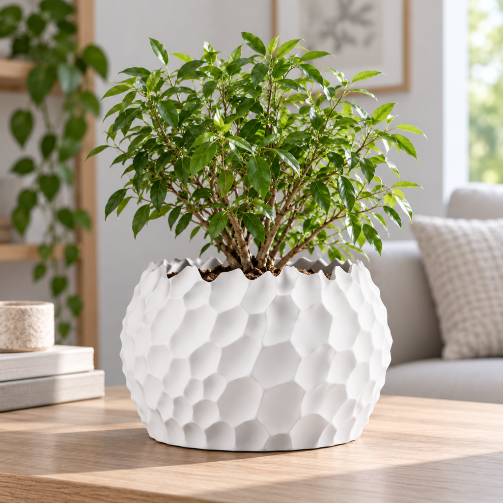 Ripplecrest Planter & Tray