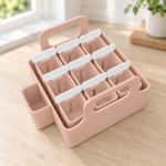 Nine-Pot Seed Starter Set in Cherry Pink