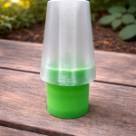 Individual seed starter humidity dome: single-pot component detail