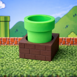 One-pot pipe-style seed starter with watering base, without humidity dome