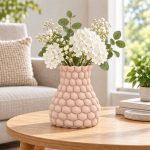 Honeycomb Vase — Cherry Pink