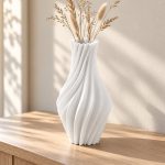 Twisted Spiral Vase — size and product view