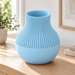 Neki Straight Vase — Light Blue