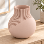 Neki Edge Vase — Cherry Pink