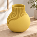 Neki Edge Vase — Dawn Yellow