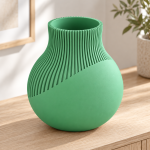 Neki Edge Vase — Forest Green