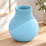 Neki Edge Vase — Light Blue