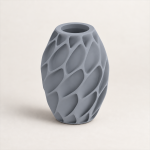 Petalweave Vase — Rock Ash Grey