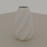Soso Flower Vase — Cotton White