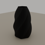 Soso Flower Vase — Matte Black