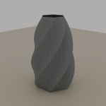 Soso Flower Vase — Rock Ash Grey